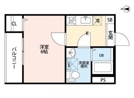 メゾン風月【1階】の間取り