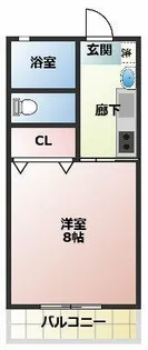 マンション若山【3階】の間取り