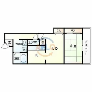 ディアコート新大阪【12階】の間取り