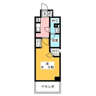 パークアクシス名古屋山王【7階】の間取り