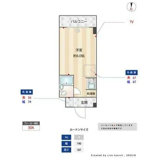 長谷川ビル矢田南【2階】の間取り