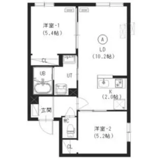 セフィーロ・フィオーレ【202号室】の間取り