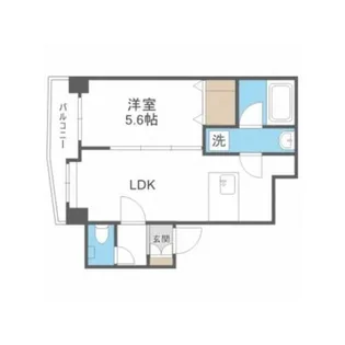 ステージ大通【6階】の間取り