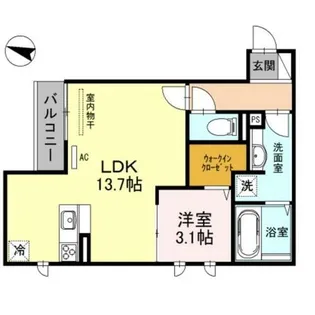 クオーレ【2階】の間取り