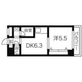 ウエスト35【2階】の間取り