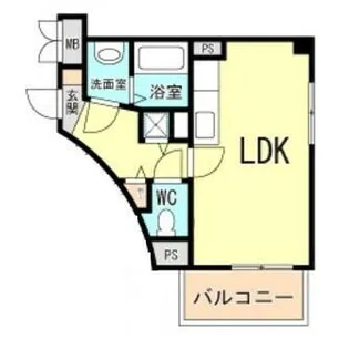 ウエスト高木2【1階】の間取り
