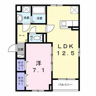 マロンポンド【2階】の間取り