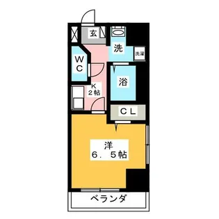 メゾン・ド・リスブラン【4階】の間取り