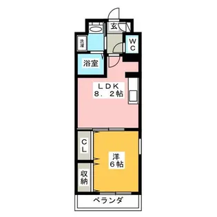 アイボリー【3階】の間取り
