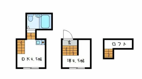 クリスタル通り【1階】の間取り