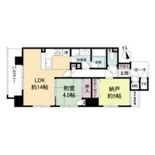 アーデン上本町【3階】の間取り