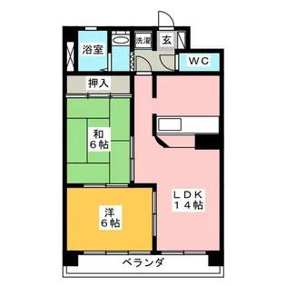 メゾンヴェルテ【3階】の間取り