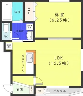 オリエントコートS14W8【3階】の間取り