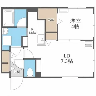 FIORITURA NISHIMACHI【2階】の間取り