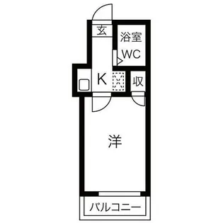 プライム八田【2階】の間取り