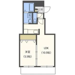 RJ ASABU【2階】の間取り