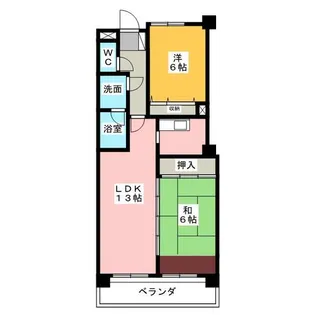 グリームオブ覚王山【7階】の間取り