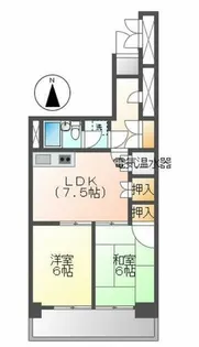 ロータリーマンション栄【607号室】の間取り