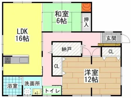 福岡県北九州市戸畑区沢見1丁目【一戸建】の間取り