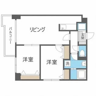 ビクトリータワー【7階】の間取り