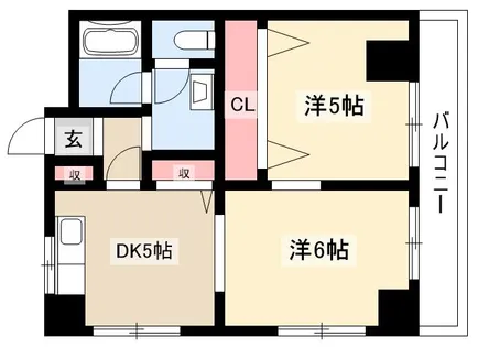 ライブ桜山【511号室】の間取り