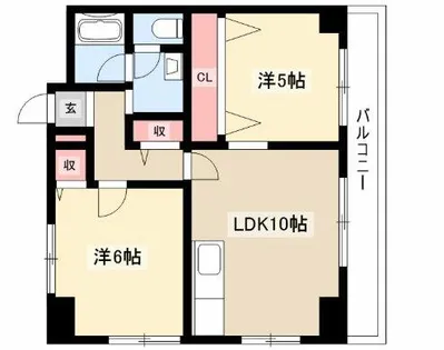 ライブ桜山【610号室】の間取り