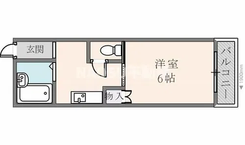 ル・メルシェ【301号室】の間取り