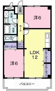 マウンテンハイツ【1階】の間取り