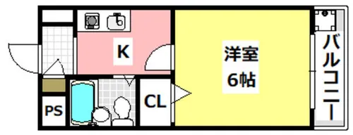 林泉第2ビル【209号室】の間取り