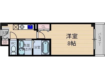 シャンピアコート茨木【903号室】の間取り