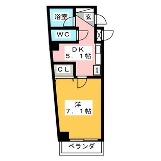 アコール金山【3階】の間取り