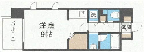 レジディア靭公園【2階】の間取り