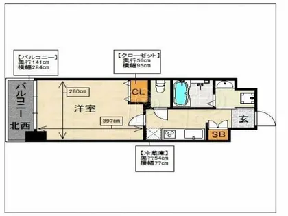 オリエントNo.105【7階】の間取り