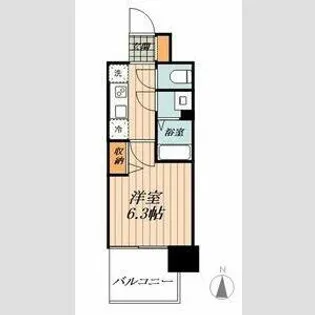 A&G KAMEJIMA【5階】の間取り