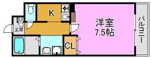 フェアライフⅡ【1階】の間取り