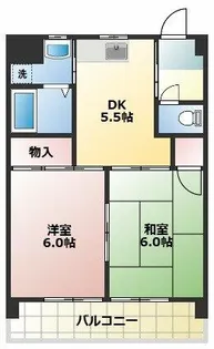 オクトⅡ【1階】の間取り