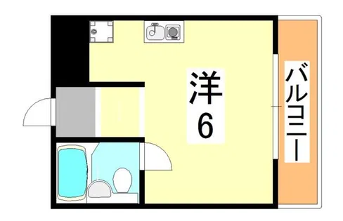 サンコート住吉駅前【3階】の間取り