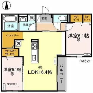 スペチアーレ今川【3階】の間取り