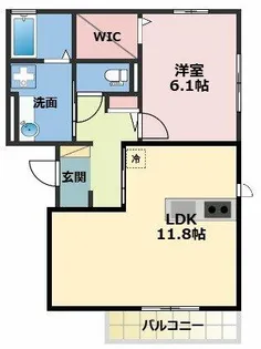 クレヴィアメゾン【3階】の間取り