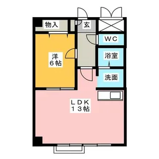 エスポアール東水代【3階】の間取り