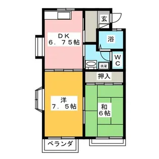 コーポα【1階】の間取り