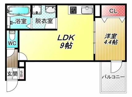 Lino久宝寺【1階】の間取り