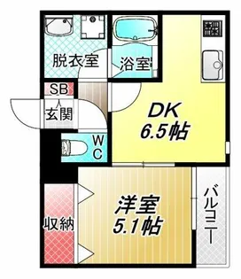 Lino久宝寺【1階】の間取り