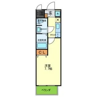 ルミエール清水谷【3階】の間取り