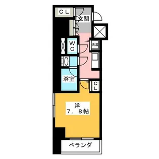 1Kの間取り画像