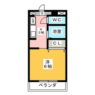 メゾン ド クレア【4階】の間取り