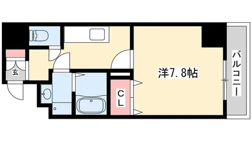 エクセル姫路【501号室】の間取り