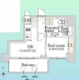エスライズ難波Ⅲ【10階】の間取り