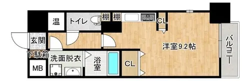 グレンパーク新大阪Ⅱ【2階】の間取り
