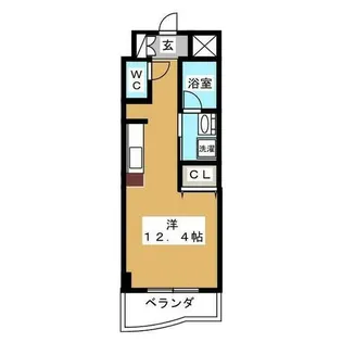 御幸レジデンス丸の内【9階】の間取り